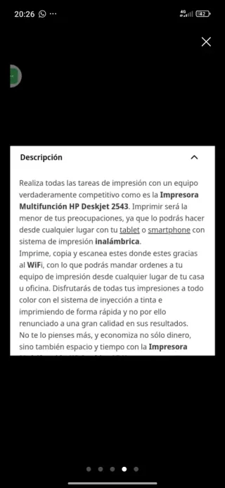 Impresora HP Blanca