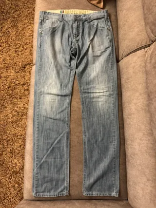 Jeans in denim per uomo, taglia 52