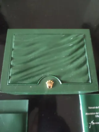 Caja Rolex Verde con Documentación