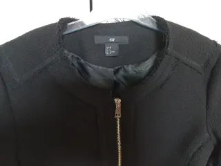 Lote abrigo Zara Negro y americana H&M