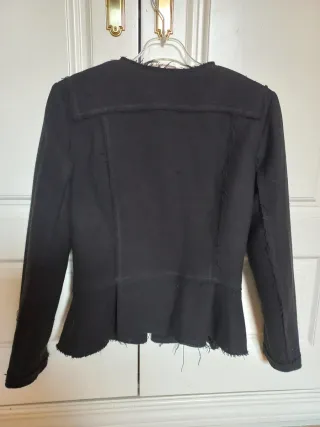 Lote abrigo Zara Negro y americana H&M