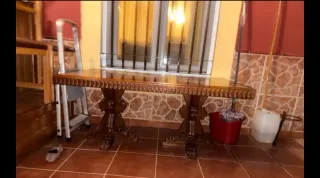 Mesa de roble macizo para salón o comedor