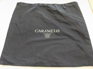 Bolso Caramelo Charol Rojo