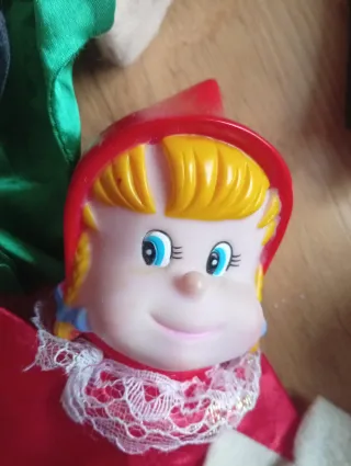 Marionetas de mano cuento  Caperucita l