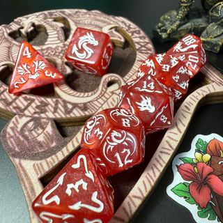 Set Dadi D&D Drago Rosso