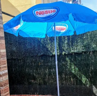 PARASOL sombrilla Grande Tela' Poliéster Azul