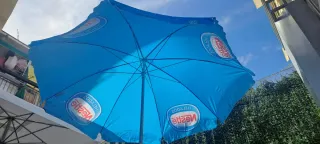 PARASOL sombrilla Grande Tela' Poliéster Azul