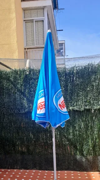 PARASOL sombrilla Grande Tela' Poliéster Azul