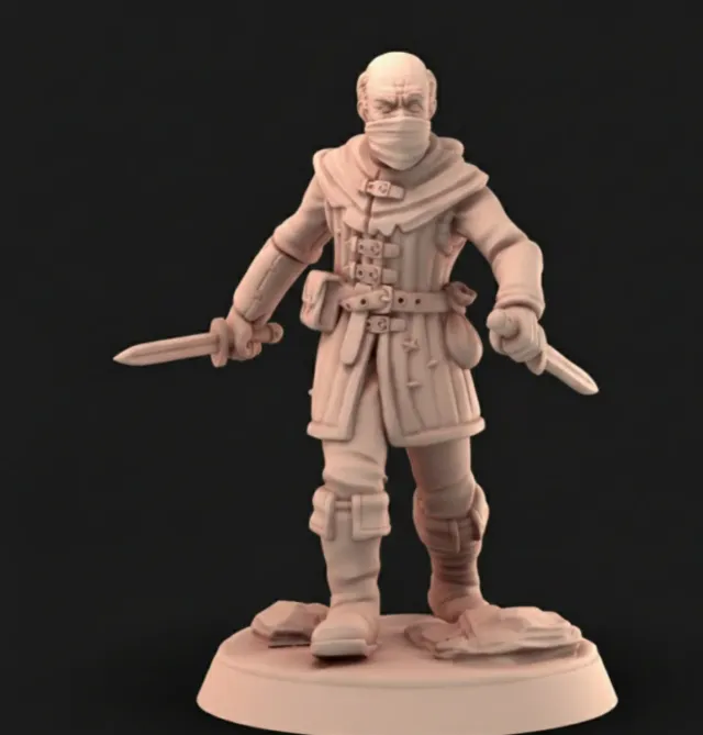 Miniatura Bandido Calvo para Rol