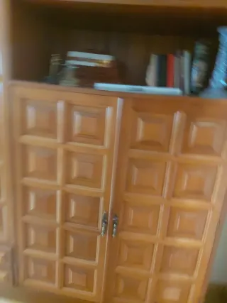 Mueble Estantería y Armario Madera