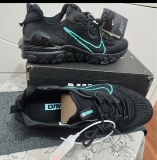 React Vision Talla 45 Negro/Turquesa