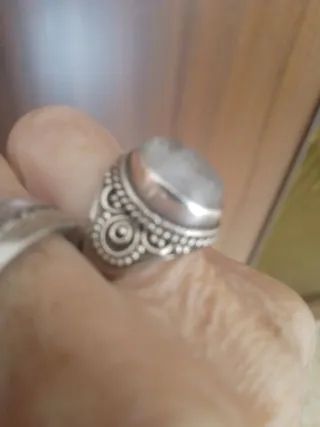 Anillo Plata Piedra Luna