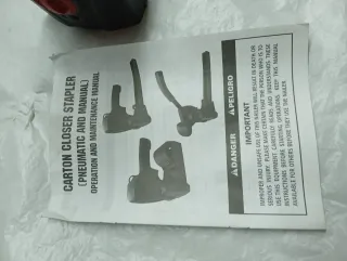 Grapadora Neumática Cajas Cartón