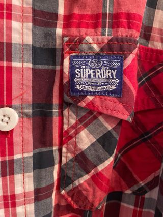 Camisa cuadros Superdry Talla L