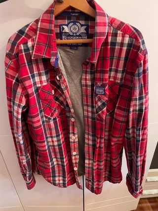Camisa cuadros Superdry Talla L