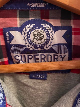 Camisa cuadros Superdry Talla L
