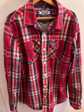Camisa cuadros Superdry Talla L