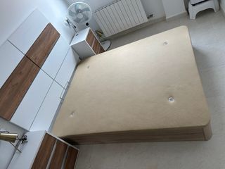 Canapé abatible madera y tela