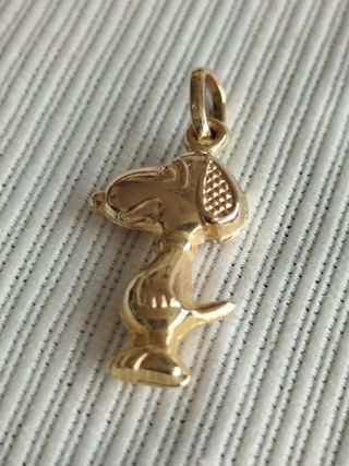 Colgante Snoopy Oro 9ct (375)