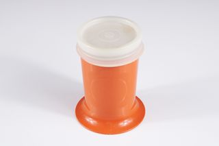 Bicchiere Tupperware Harvest Orange 1318-7 vintage