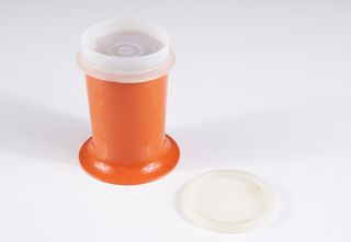 Bicchiere Tupperware Harvest Orange 1318-7 vintage