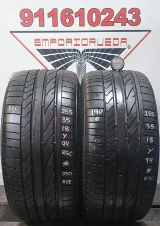 255 35 18 Y BRIDGESTONE RUEDA AL 90% VIDA UTIL