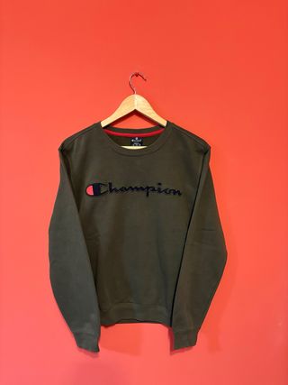 Sudadera Champion Verde Militar Talla S
