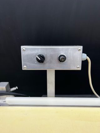 Cinta transportadora con báscula y cinta de rodill