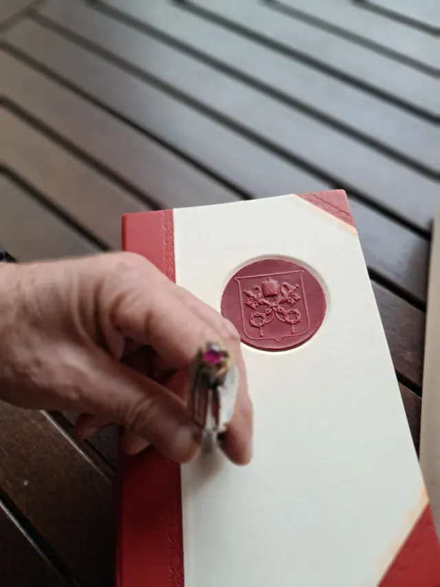 Stilografica Pineider  ORO ARGENTO E RUBINO