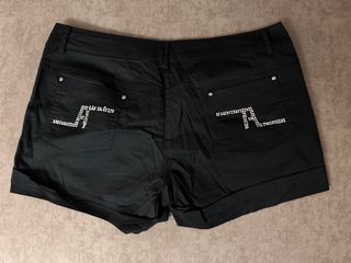 Pantaloncini Anna Bella, nero, taglia XL