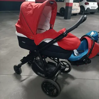 Carro de bebé y accesorios