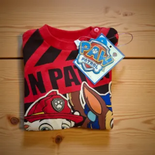 Maglietta Paw Patrol rossa 12 mesi