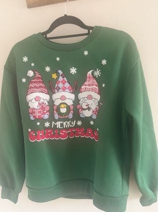 Sudadera Navidad Estampado Talla M