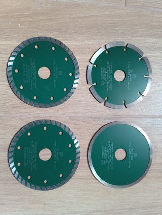 Discos para amoladora - radial (4 uds)