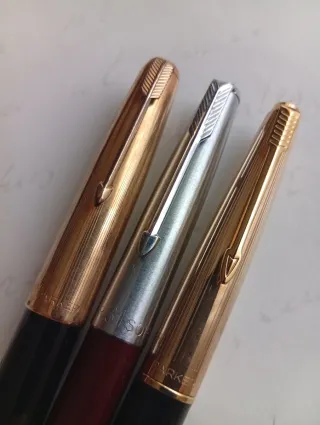 3 penne stilografiche Parker