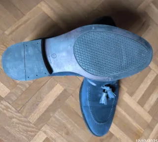 Zapatos BAERCHI ante (piel vuelta) azul hombre 43