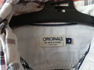 Camisa Jack&Jones cuadros azul y blanco