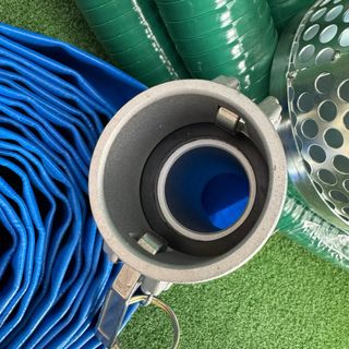 Manguera Plana VEVOR Azul 15m + Camlock