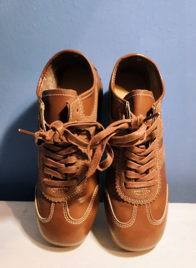 Sneakers marroni retrò