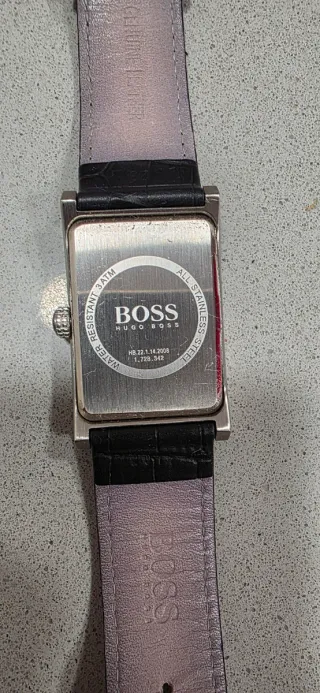 Reloj Hugo Boss Rectangular Negro