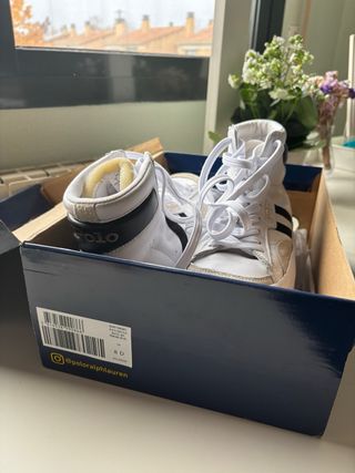 Zapatillas Polo Ralph Lauren Blancas Talla 38