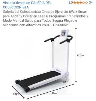 Cinta de Correr iWalk Smart Galería Coleccionista