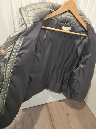 Plumas H&M Gris Plata Talla 44