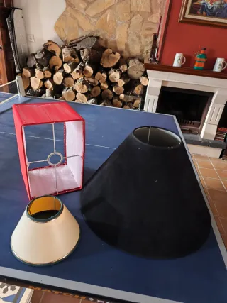 Tulipas para lámparas (tela, papel)