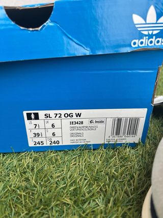 Zapatillas Adidas Mujer Beige/Morado Nuevas