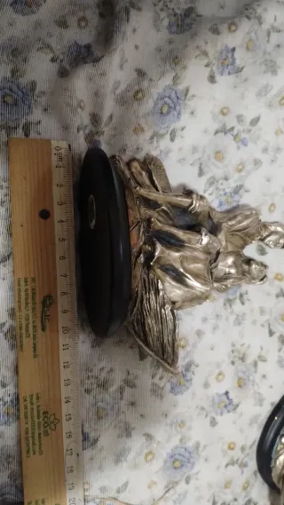 Set 2 statuette Innamorati Bagno Argento 925 Pesan