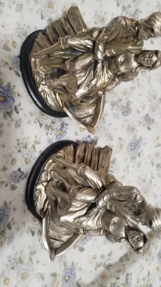 Set 2 statuette Innamorati Bagno Argento 925 Pesan