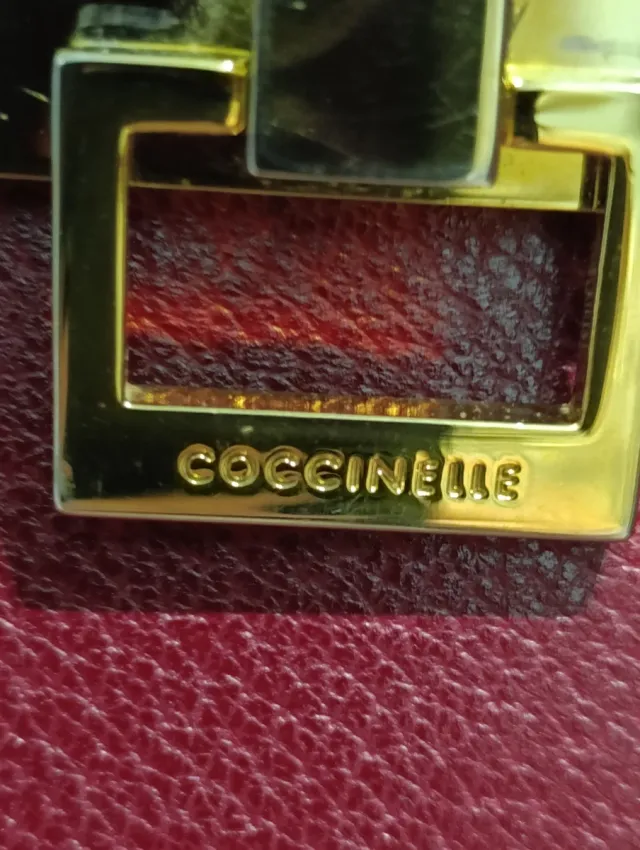 Borsa Coccinelle Bordeaux Dorato