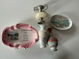 Lotto 3 vasetti decorativi vintage