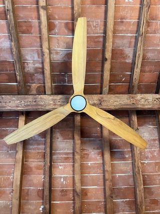 Ventilador de techo Faro Barcelona Madera Negra